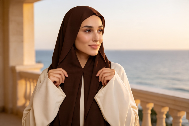 How to Wear an Instant Chiffon Hijab — Step by Step
