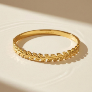 Noora™ Olive Branch Bracelet