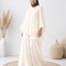 Elara™ Abaya Pleated Cape Set