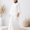 Elara™ Abaya Pleated Cape Set