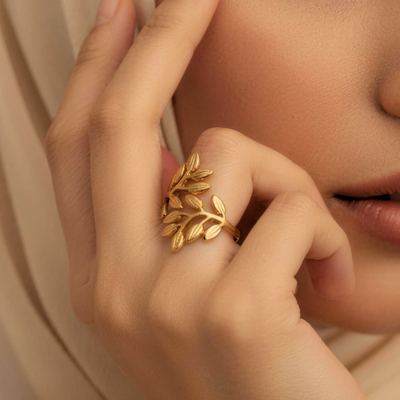 Noora™ Olive Branch Ring