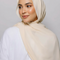 Chiffon Hijab with Built-In Magnets & Sewn Matching Undercap Instant NurAmira